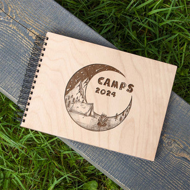 Holz-Fotoalbum – Desig Camping